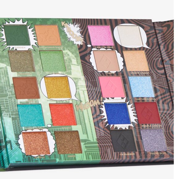 Makeup Revolution DC Poison Ivy & Harley Quinn Eyeshadow Pallette & Lip Kits - Picture 15 of 16